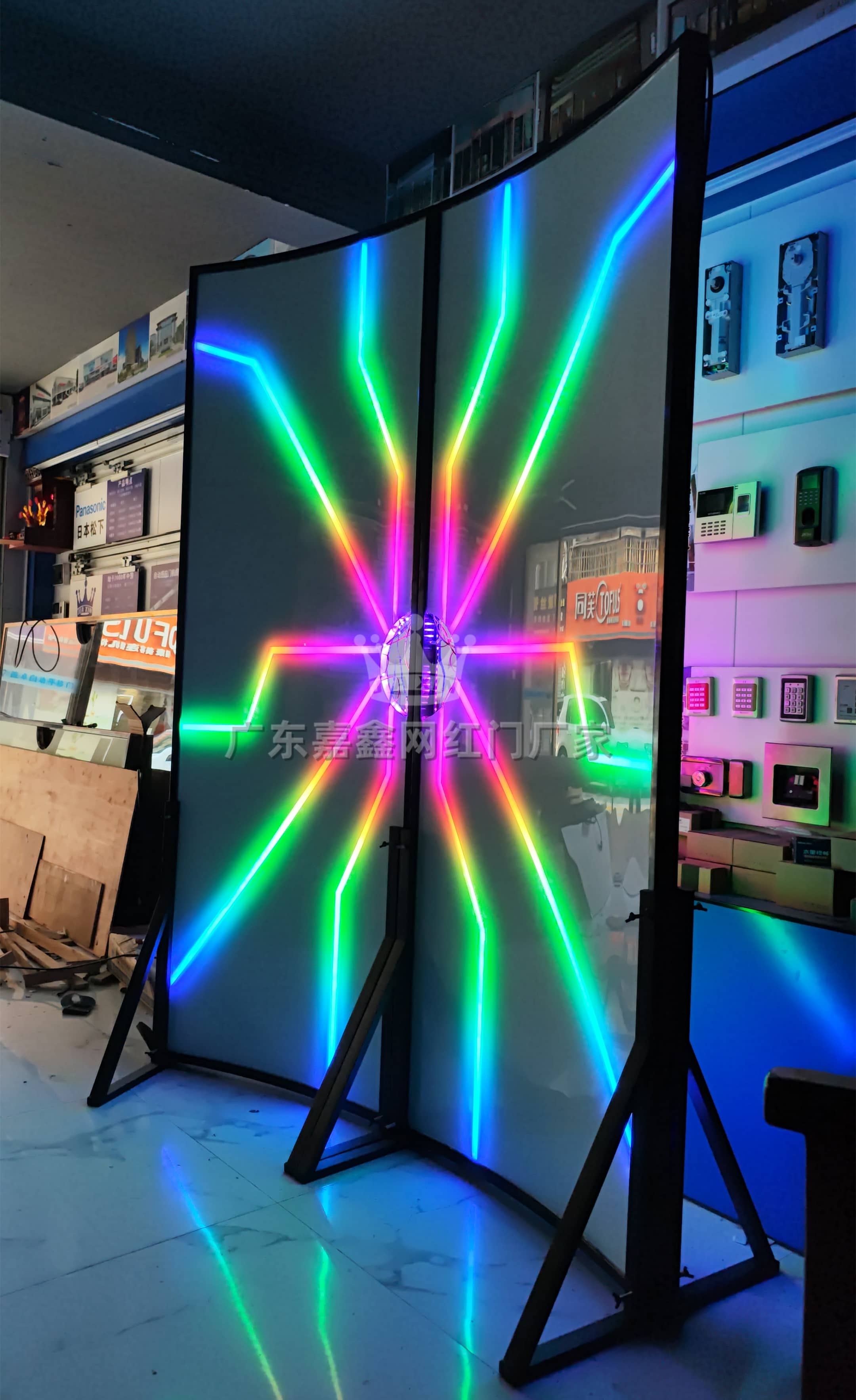 电竞馆空间穿梭门 隔音防撞